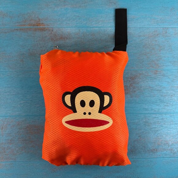 Vintage Paul Frank Orange Julius Monkey Collapsible Backpack - Picture 10 of 11